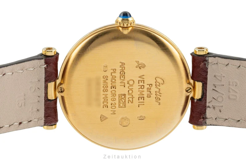 Cartier Vermeil silver-gilt quartz women's watch 590003 [2400526]