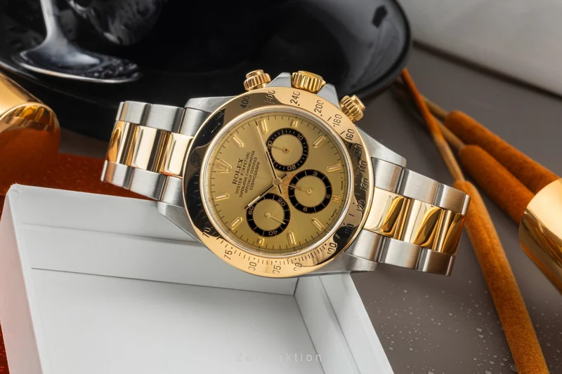 Rolex Daytona chronograph steel / gold automatic men's watch 16523 LP: 20200EUR [2400491]