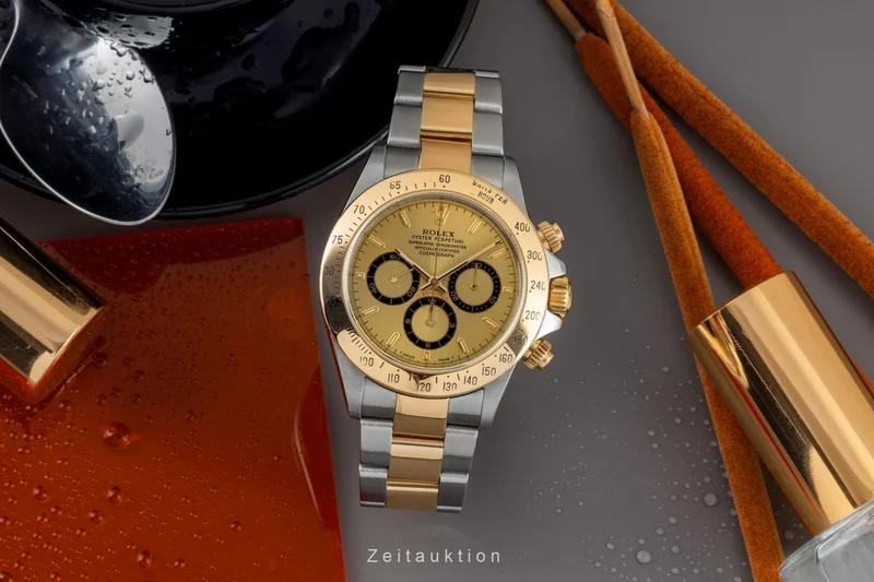 Rolex Daytona chronograph steel / gold automatic men's watch 16523 LP: 20200EUR [2400491]