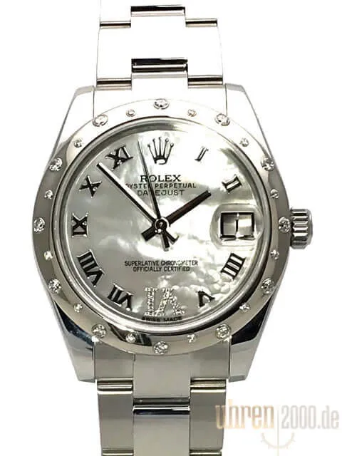Rolex Datejust 31 178344 Perlmutt R Diamant Oyster-Band aus 2015 LC100