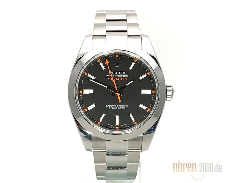 Rolex Milgauss 116400 schwarzes Zifferblatt aus 2009