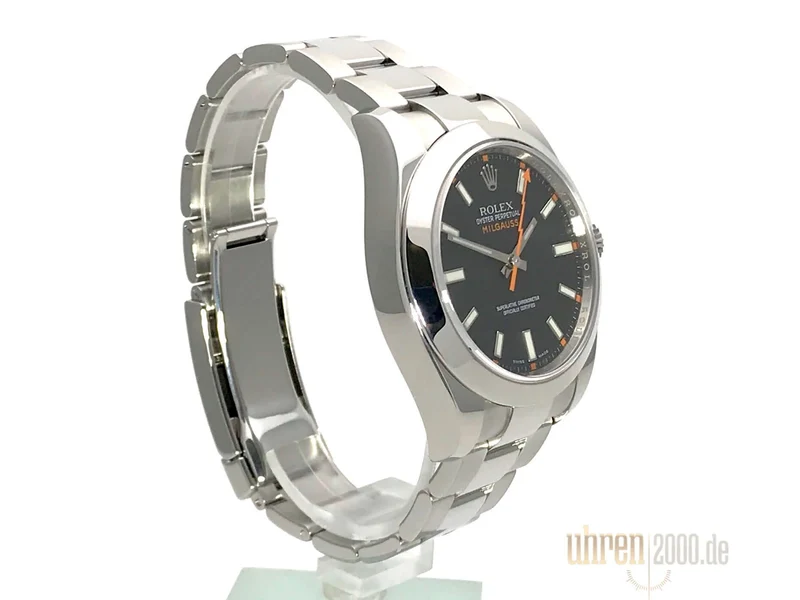Rolex Milgauss 116400 schwarzes Zifferblatt aus 2009