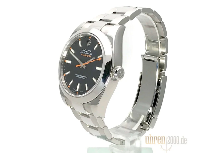 Rolex Milgauss 116400 schwarzes Zifferblatt aus 2009
