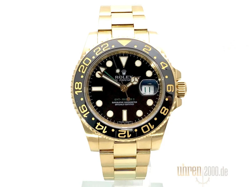 Rolex GMT-Master II Gelbgold 116718LN aus 2010 LC100