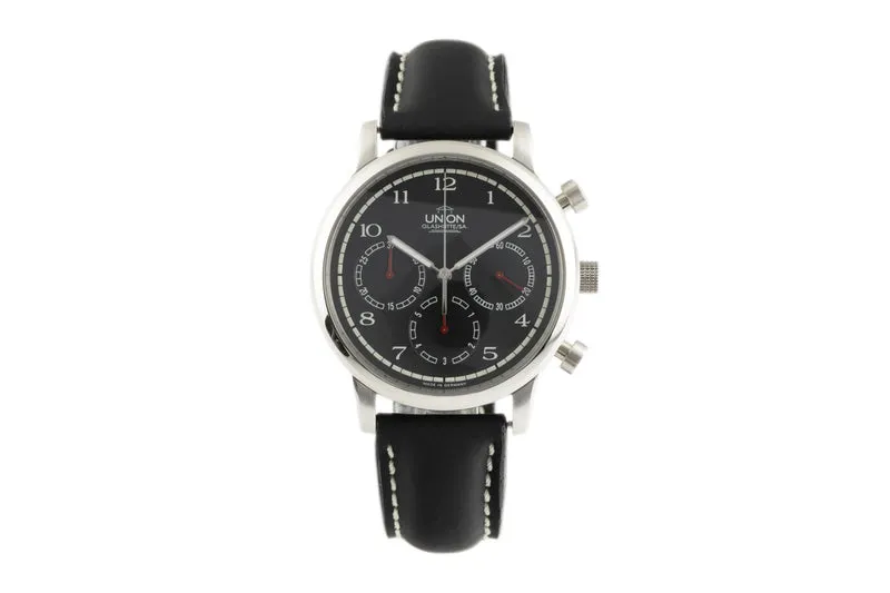 Union Glashütte Julius Bergter chronograph steel automatic men's watch 26-31-02-02-11 [2305500]