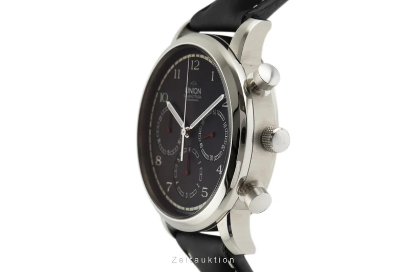 Union Glashütte Julius Bergter chronograph steel automatic men's watch 26-31-02-02-11 [2305500]
