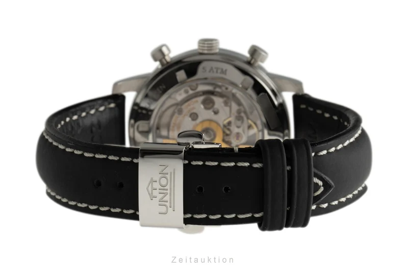 Union Glashütte Julius Bergter chronograph steel automatic men's watch 26-31-02-02-11 [2305500]