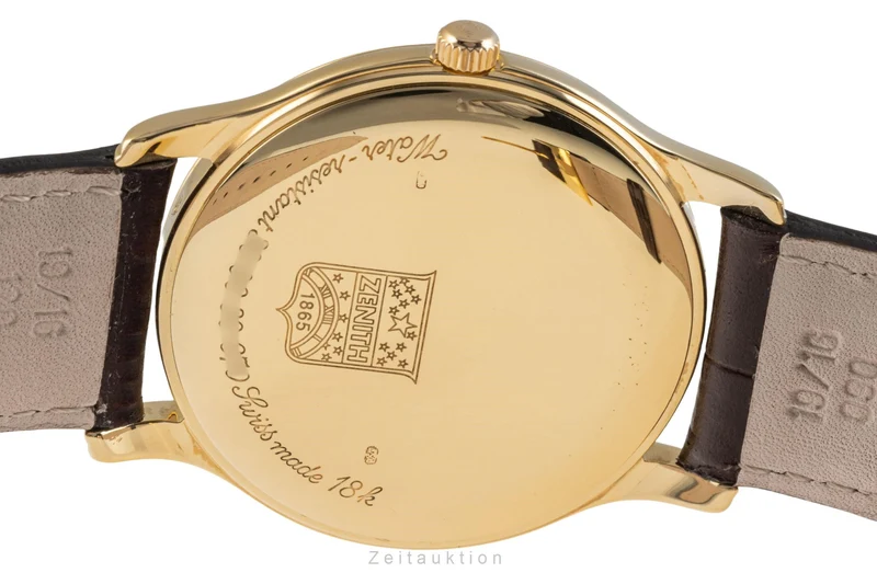 Zenith Elite 18 ct gold automatic men's watch 30.0033.670 Limited [2305497]