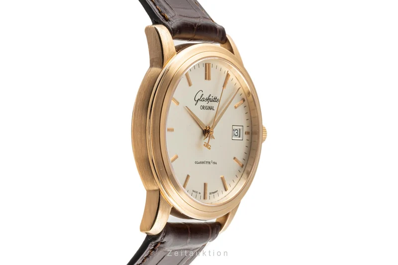 Glashütte Senator 18 ct gold automatic men's watch 39-11-12-12-04 [2305376]