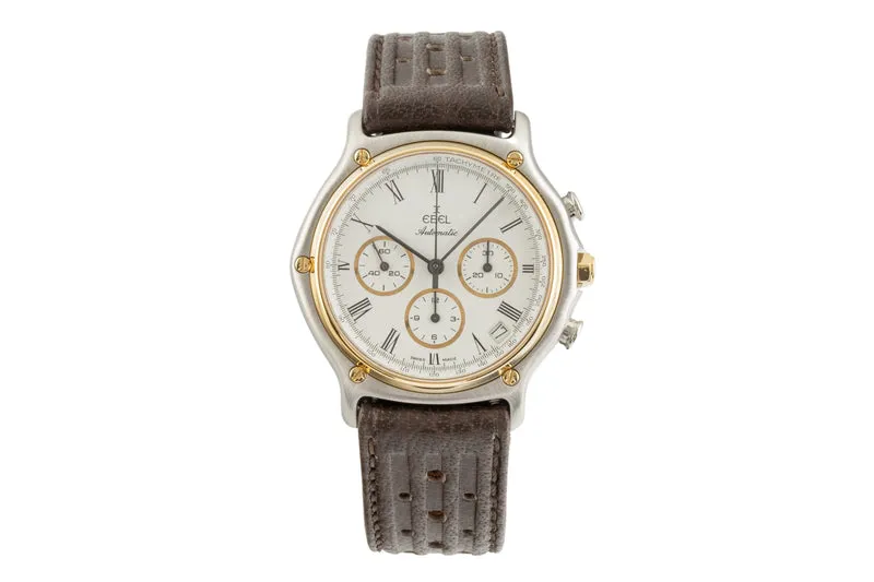 Ebel 1911 chronograph steel / gold automatic men's watch 1134901 [2305366]