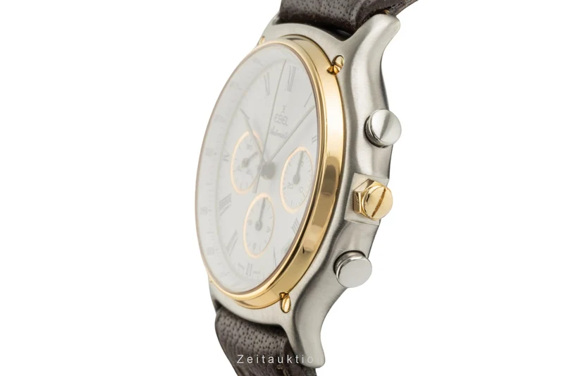 Ebel 1911 chronograph steel / gold automatic men's watch 1134901 [2305366]