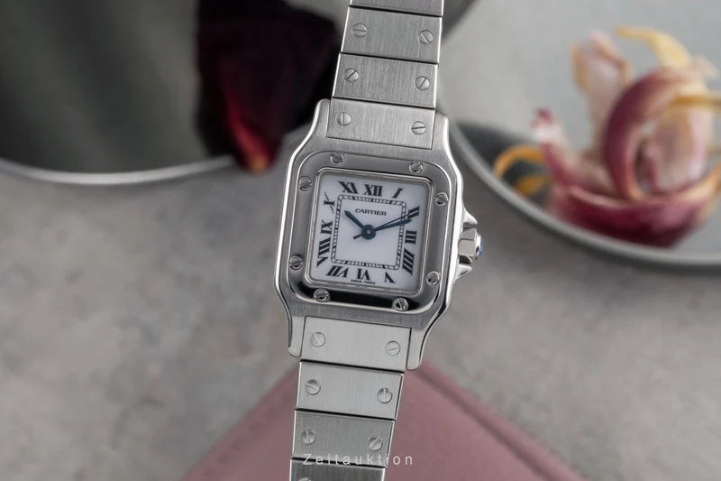 Cartier Santos steel automatic women's watch 0901 [2502518]