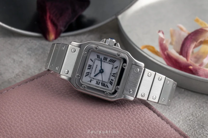Cartier Santos steel automatic women's watch 0901 [2502518]
