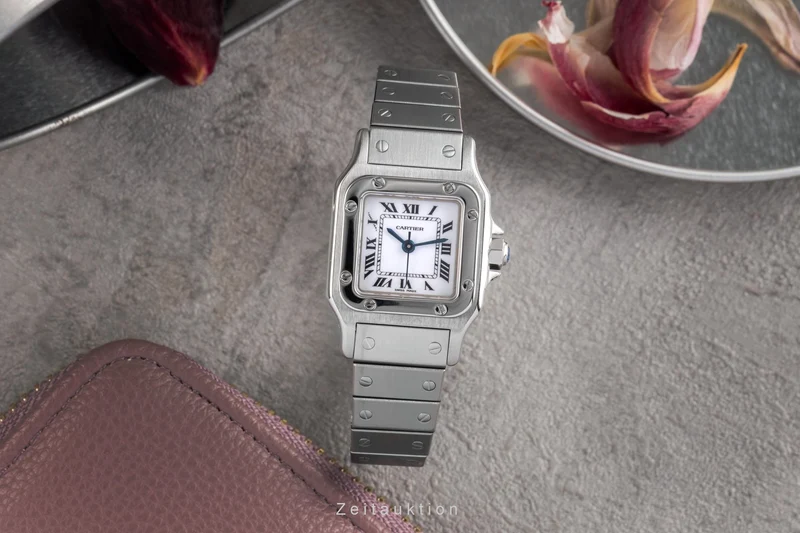 Cartier Santos steel automatic women's watch 0901 [2502518]