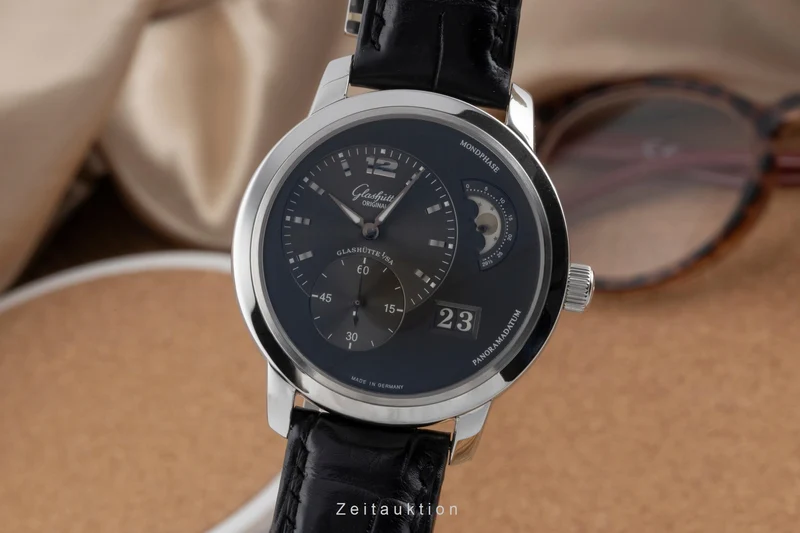 Glashütte PanoMaticLunar steel automatic men's watch 90-02-36-12-05 [2503332]