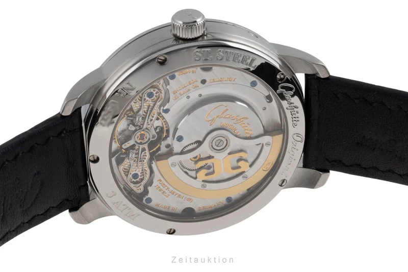 Glashütte PanoMaticLunar steel automatic men's watch 90-02-36-12-05 [2503332]