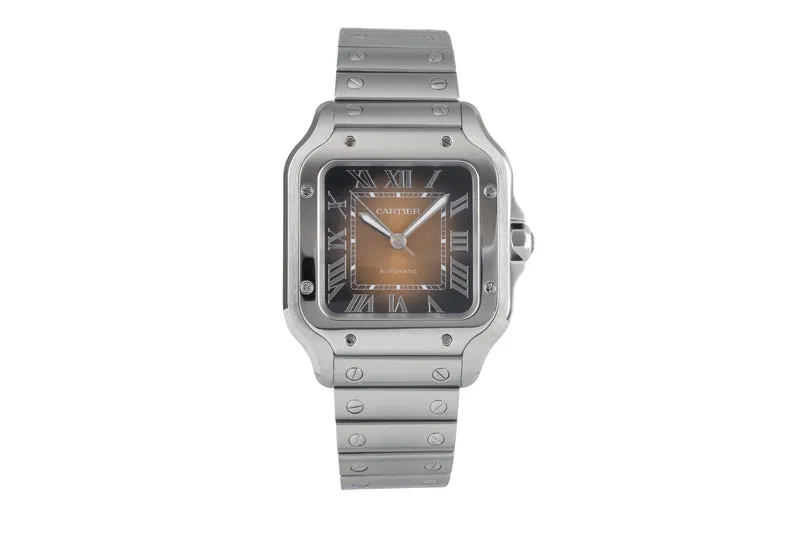 Cartier Santos steel automatic men's watch WSSA0065 LP: 8850EUR [2503516]