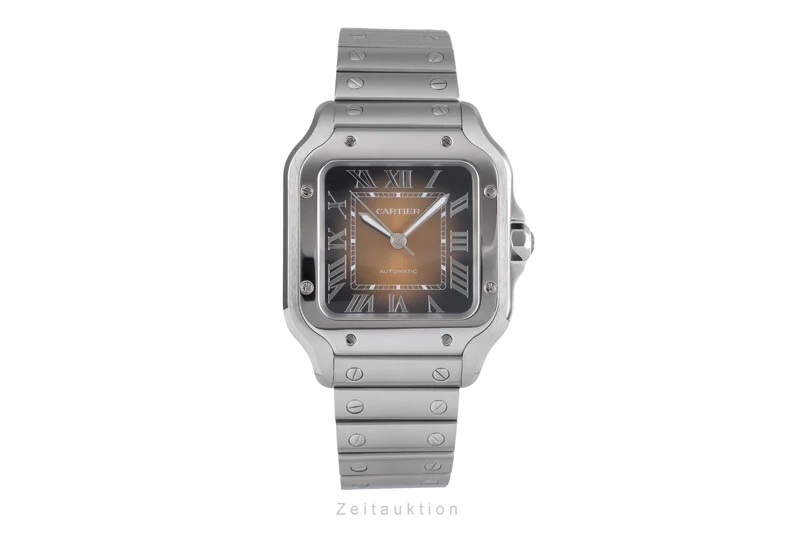 Cartier Santos steel automatic men's watch WSSA0065 LP: 8850EUR [2503516]