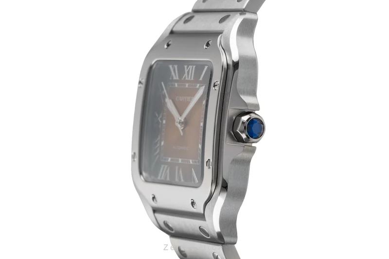 Cartier Santos steel automatic men's watch WSSA0065 LP: 8850EUR [2503516]