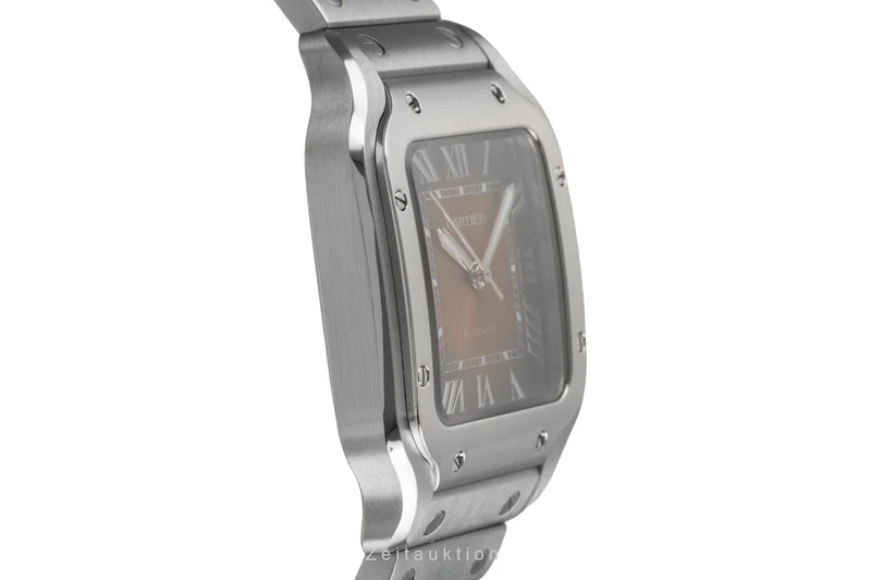 Cartier Santos steel automatic men's watch WSSA0065 LP: 8850EUR [2503516]