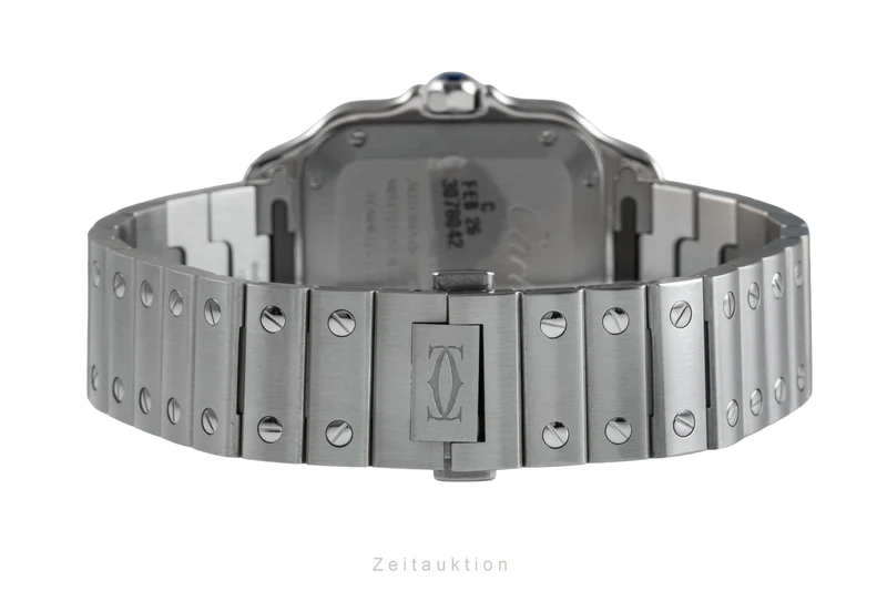Cartier Santos steel automatic men's watch WSSA0065 LP: 8850EUR [2503516]