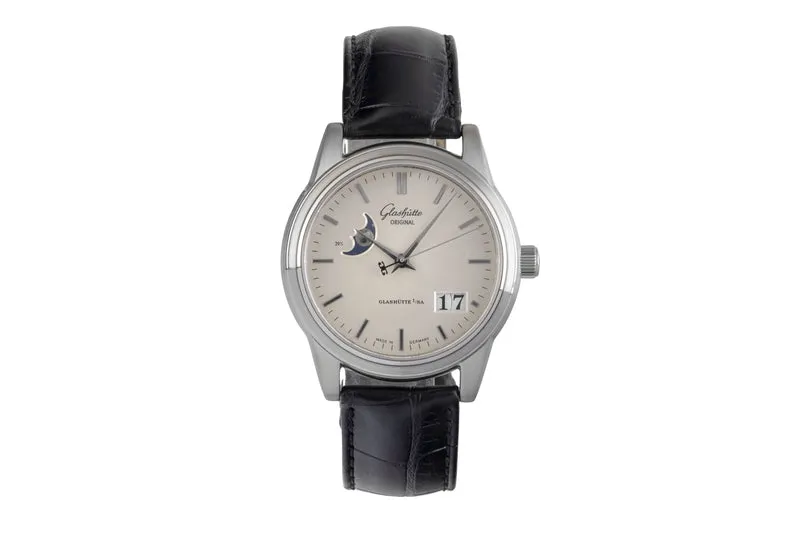 Glashütte Senator steel automatic men's watch 39-41-04-12-04 [2503374]
