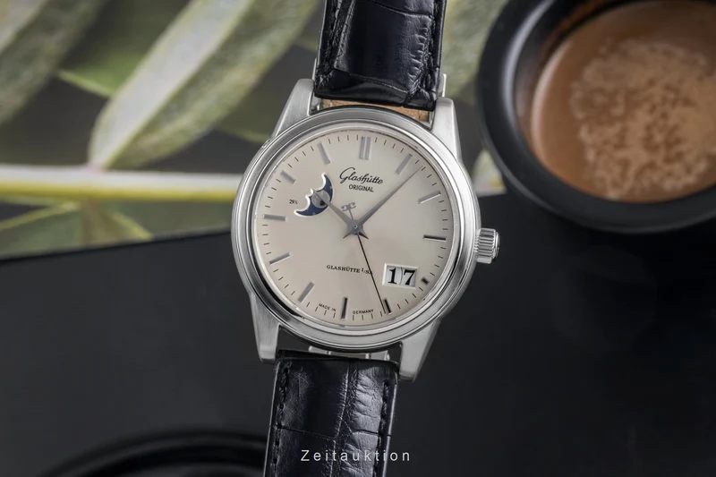 Glashütte Senator steel automatic men's watch 39-41-04-12-04 [2503374]
