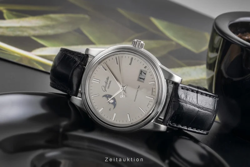 Glashütte Senator steel automatic men's watch 39-41-04-12-04 [2503374]