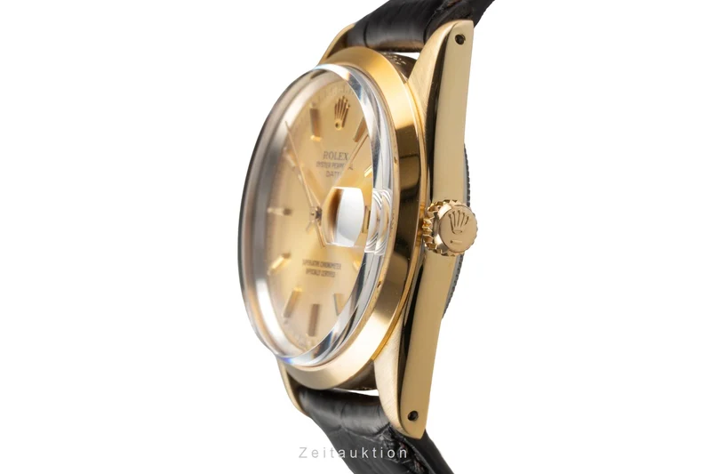 Rolex Date steel / gold automatic men's watch 15505 [2503567]