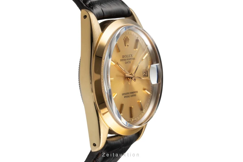 Rolex Date steel / gold automatic men's watch 15505 [2503567]