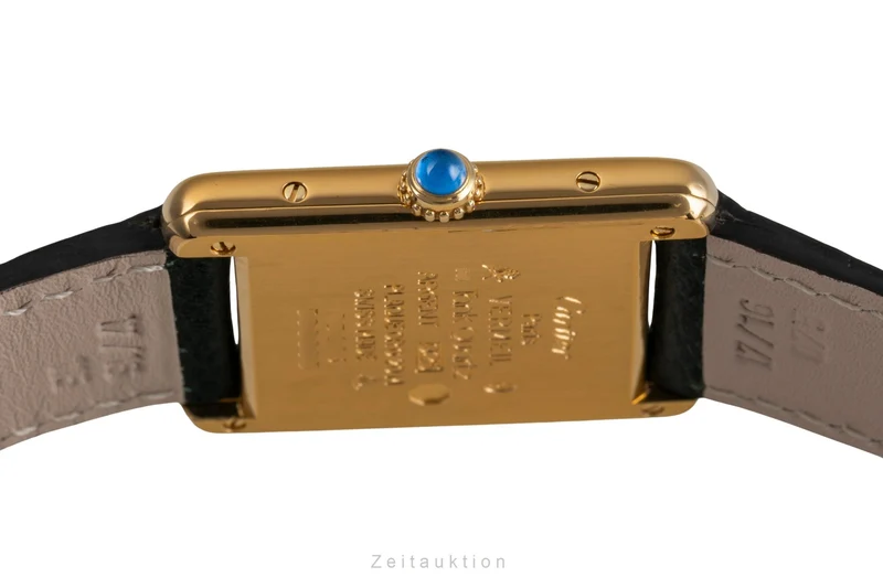 Cartier Tank silver-gilt quartz women's watch 590005 [2502928]
