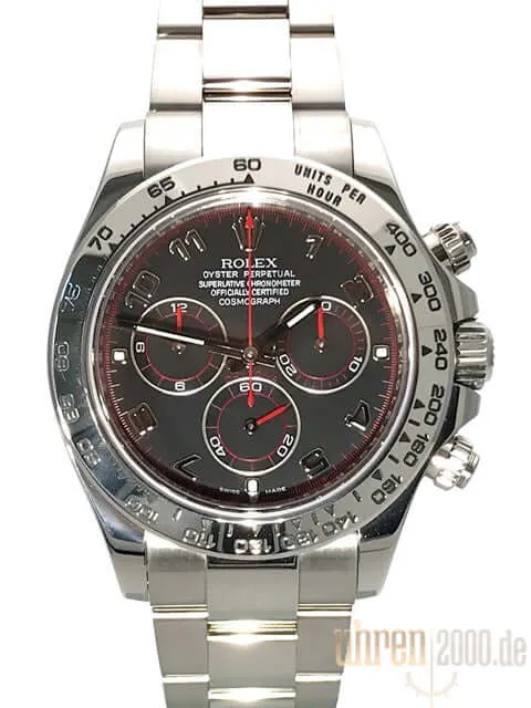 Rolex Cosmograph Daytona 116509 Weißgold Schwarz aus 2015