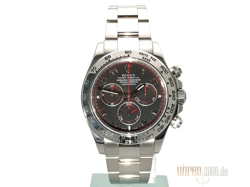 Rolex Cosmograph Daytona 116509 Weißgold Schwarz aus 2015