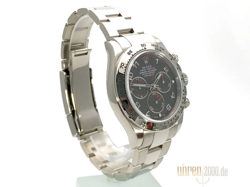 Rolex Cosmograph Daytona 116509 Weißgold Schwarz aus 2015