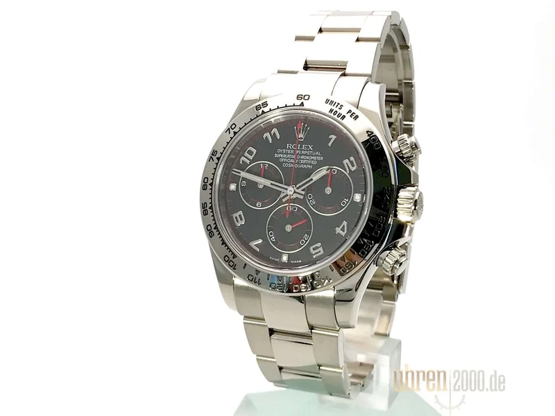 Rolex Cosmograph Daytona 116509 Weißgold Schwarz aus 2015