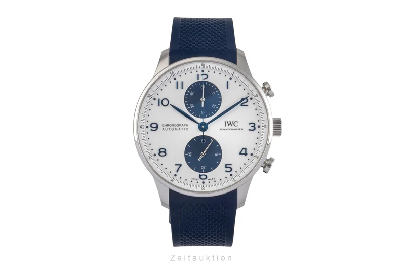 IWC Portugieser chronograph steel automatic men's watch IW371620 LP: 9100EUR [2503630]