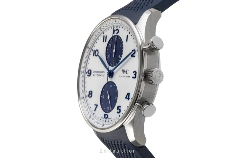 IWC Portugieser chronograph steel automatic men's watch IW371620 LP: 9100EUR [2503630]