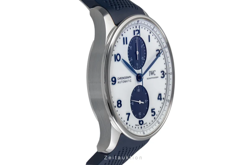 IWC Portugieser chronograph steel automatic men's watch IW371620 LP: 9100EUR [2503630]