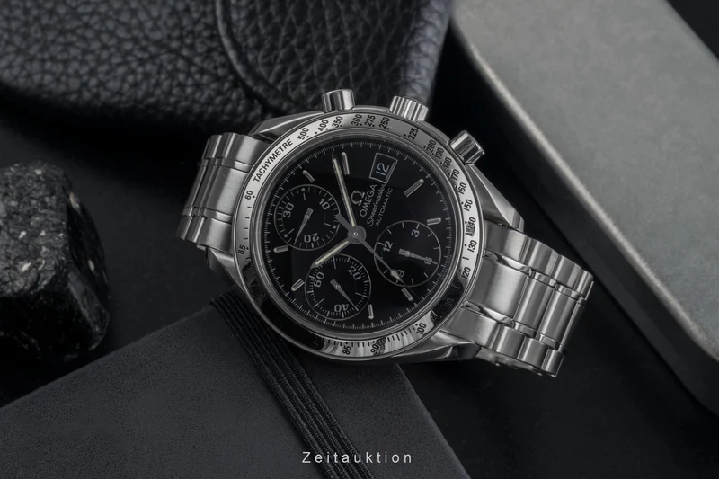Omega Speedmaster Date chronograph steel automatic men's watch 3513.50.00 LP: 6100EUR [2502972]