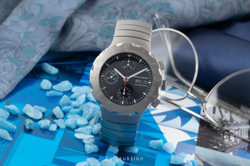 Porsche Design by Eterna chronograph titanium automatic men's watch 674.6500.10 [2405137]