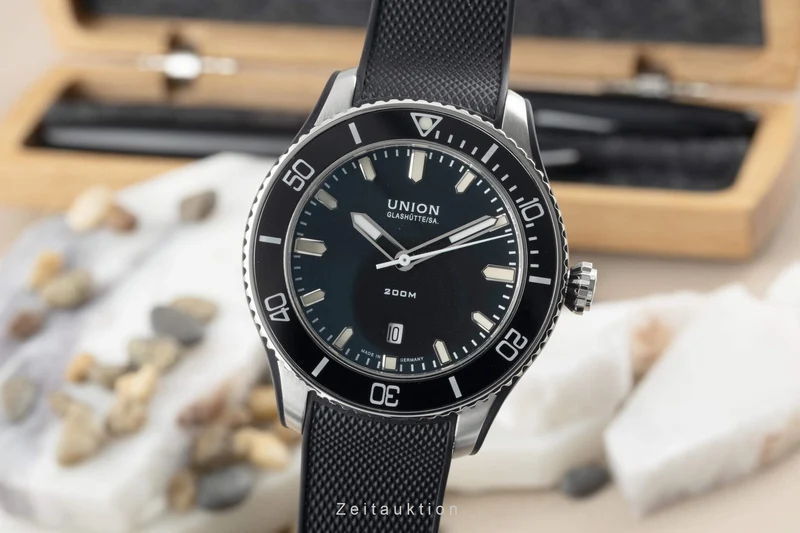Union Glashütte Belisar steel automatic men's watch D 009.907 LP: 2300EUR [2405122]