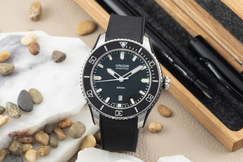Union Glashütte Belisar steel automatic men's watch D 009.907 LP: 2300EUR [2405122]