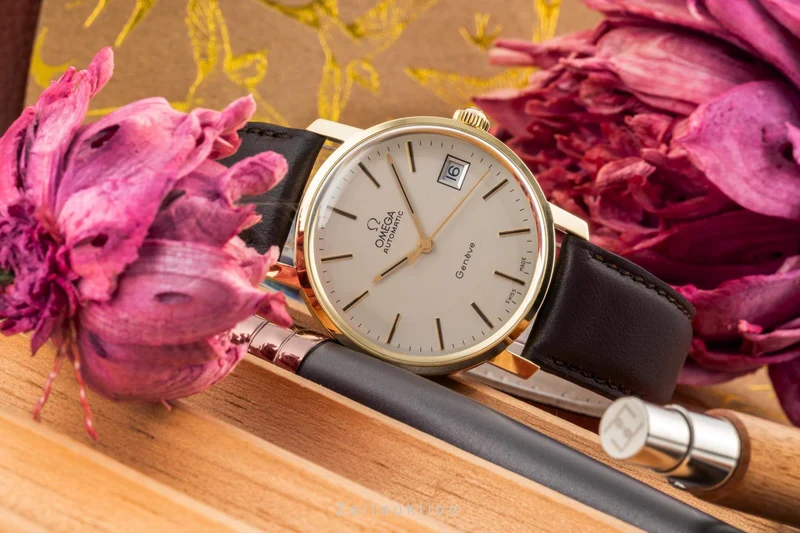 Omega Geneve 14 ct yellow gold automatic men's watch 166.7071 [2403220]