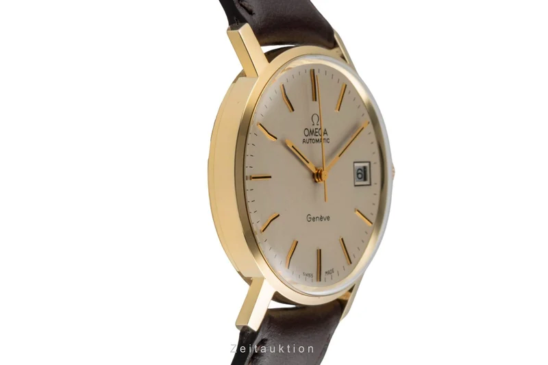 Omega Geneve 14 ct yellow gold automatic men's watch 166.7071 [2403220]