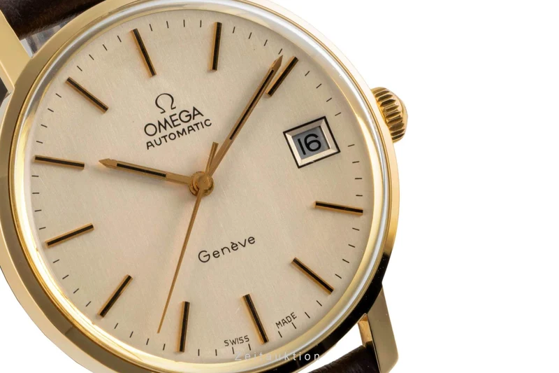 Omega Geneve 14 ct yellow gold automatic men's watch 166.7071 [2403220]