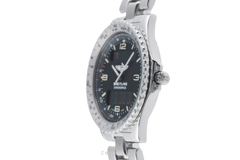 Breitling Chronospace chronograph steel quartz men's watch A56012.1 LP: 4800EUR [2403193]