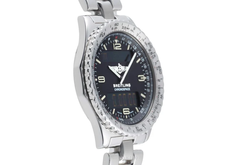 Breitling Chronospace chronograph steel quartz men's watch A56012.1 LP: 4800EUR [2403193]