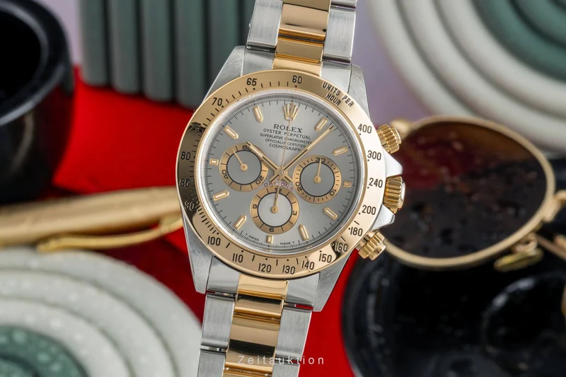 Rolex Daytona chronograph steel / gold automatic men's watch 16523 LP: 20800EUR [2403163]