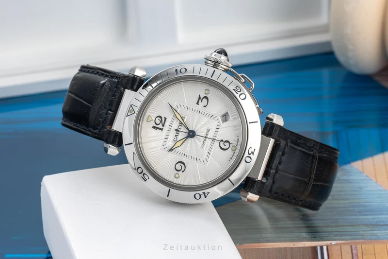 Cartier Pasha steel automatic men's watch W3103155, 2378 LP: 7300EUR [2400459]