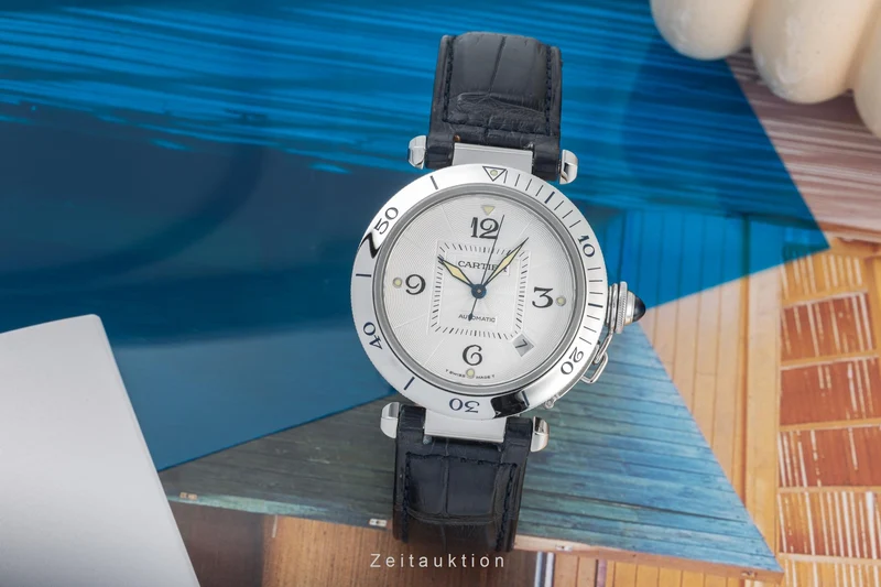 Cartier Pasha steel automatic men's watch W3103155, 2378 LP: 7300EUR [2400459]
